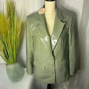 Camila Coelho XS Mint Green Revolve Cyrus Blazer Jacket Brand New NWT